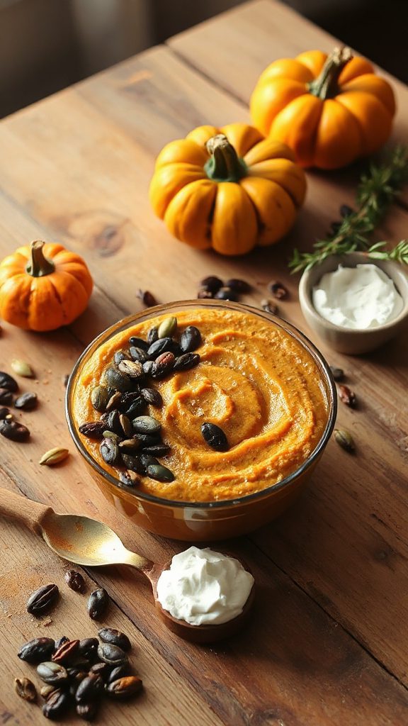 nutty pumpkin black bean fusion