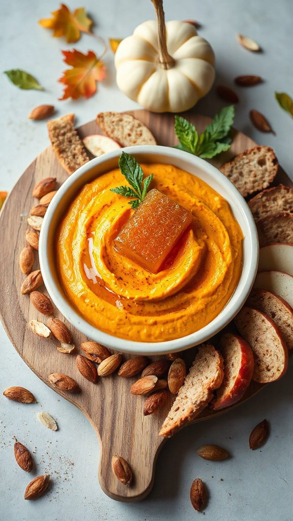 nutty pumpkin honey dip