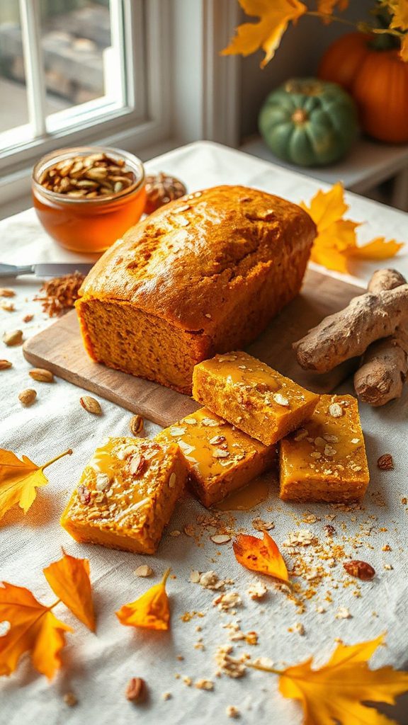 nutty pumpkin oat fudge