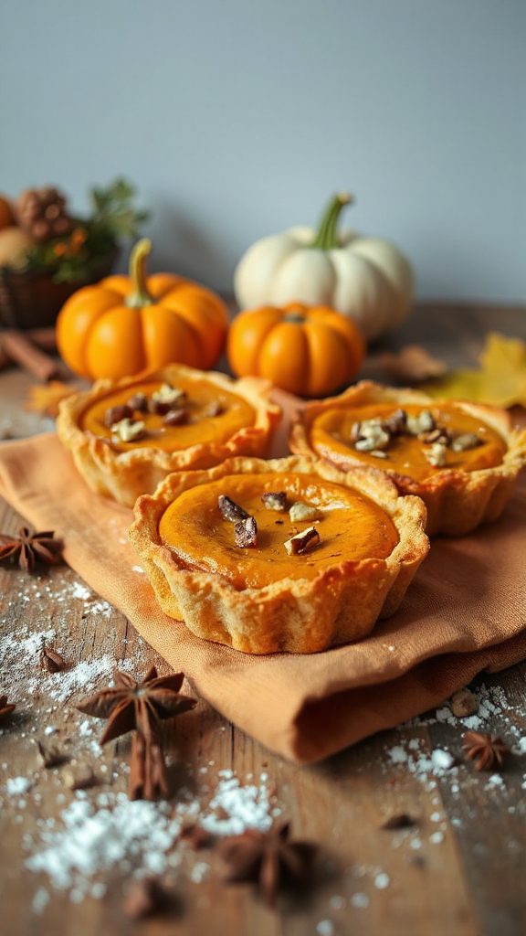 nutty pumpkin tart delight