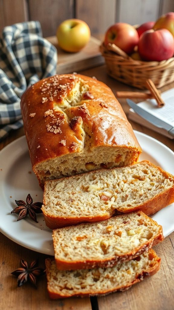 one bowl apple cinnamon bread