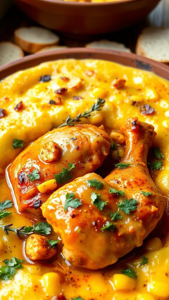 one pan chicken and corn