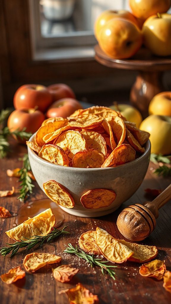organic dried apple slices