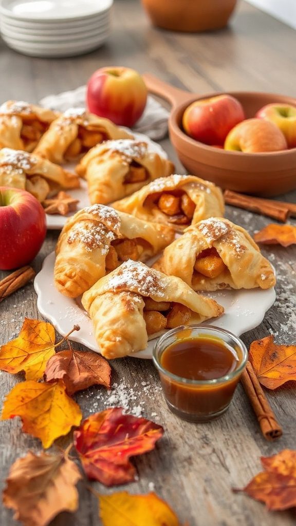 overnight spiced apple pastries