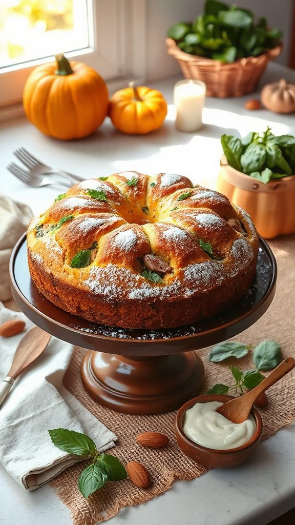 paleo pumpkin coffee cake