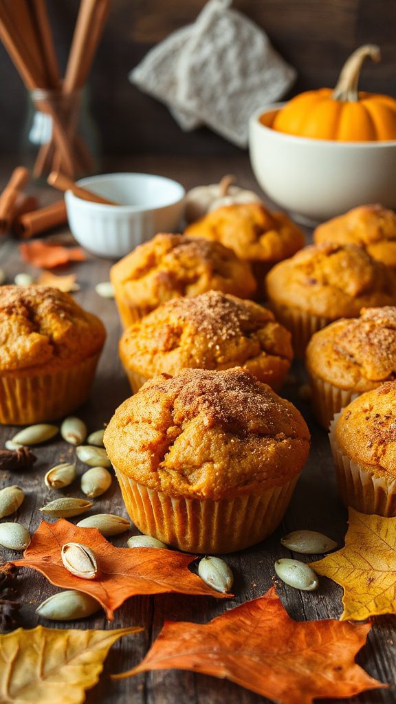 paleo pumpkin spice muffins