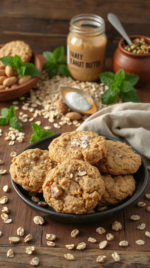 peanut butter oatmeal cookies