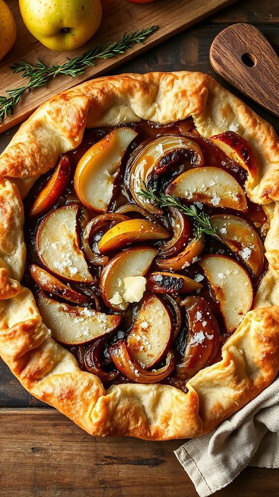 pear and gruyere galette