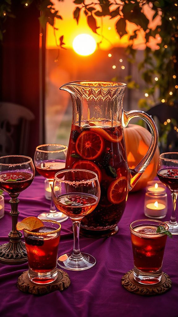 pomegranate halloween cocktail recipe