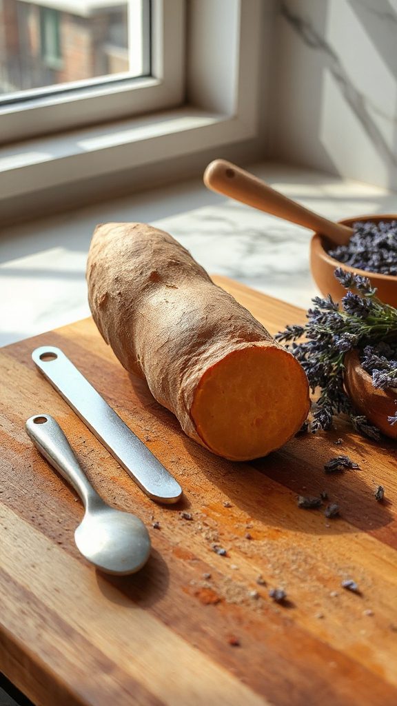 prepare tender sweet potato