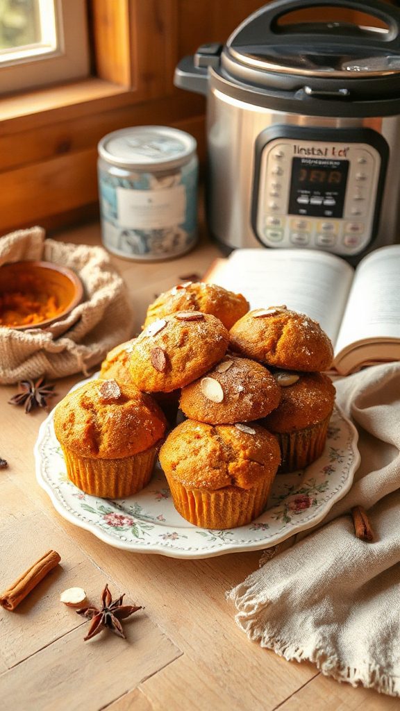 pumpkin almond flour muffins
