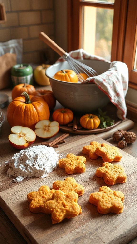 pumpkin apple dog treats