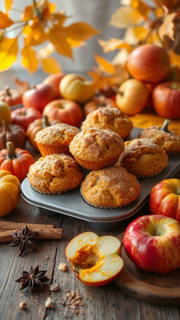 pumpkin apple muffins recipe