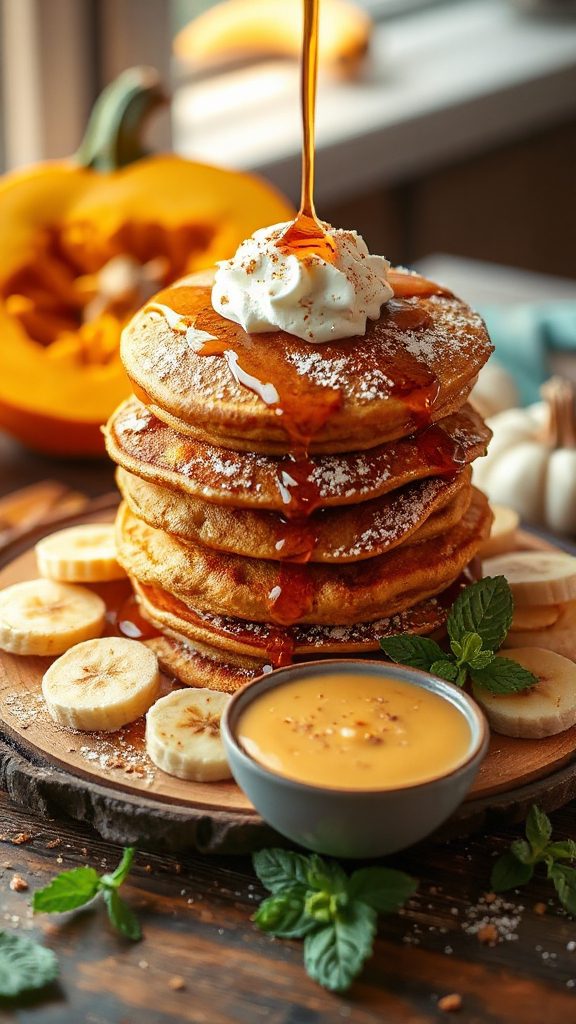pumpkin banana pancake recipe