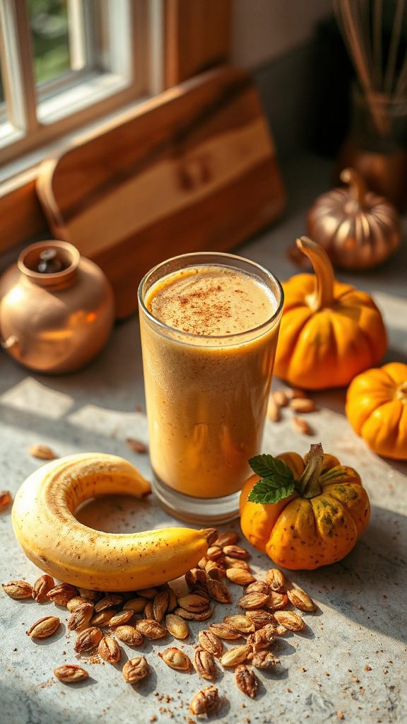 pumpkin banana smoothie recipe