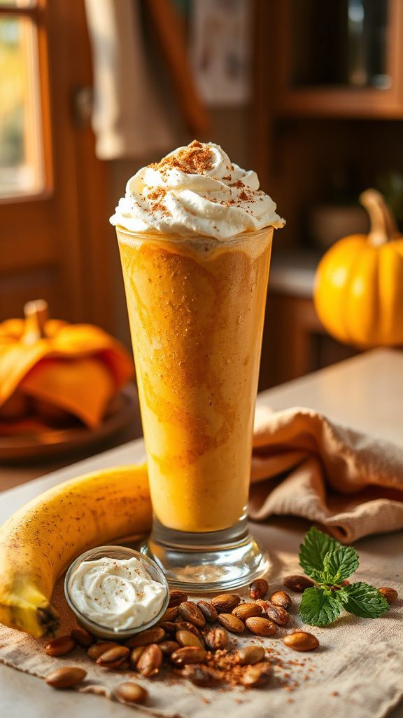 pumpkin banana smoothie recipe