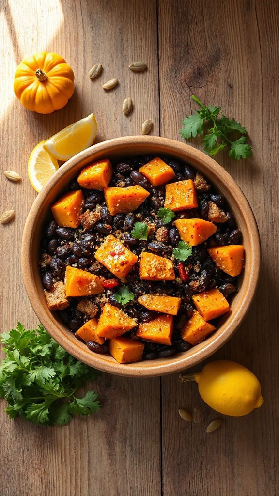 pumpkin black bean casserole recipe