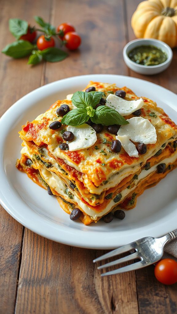 pumpkin cauliflower lasagna recipe