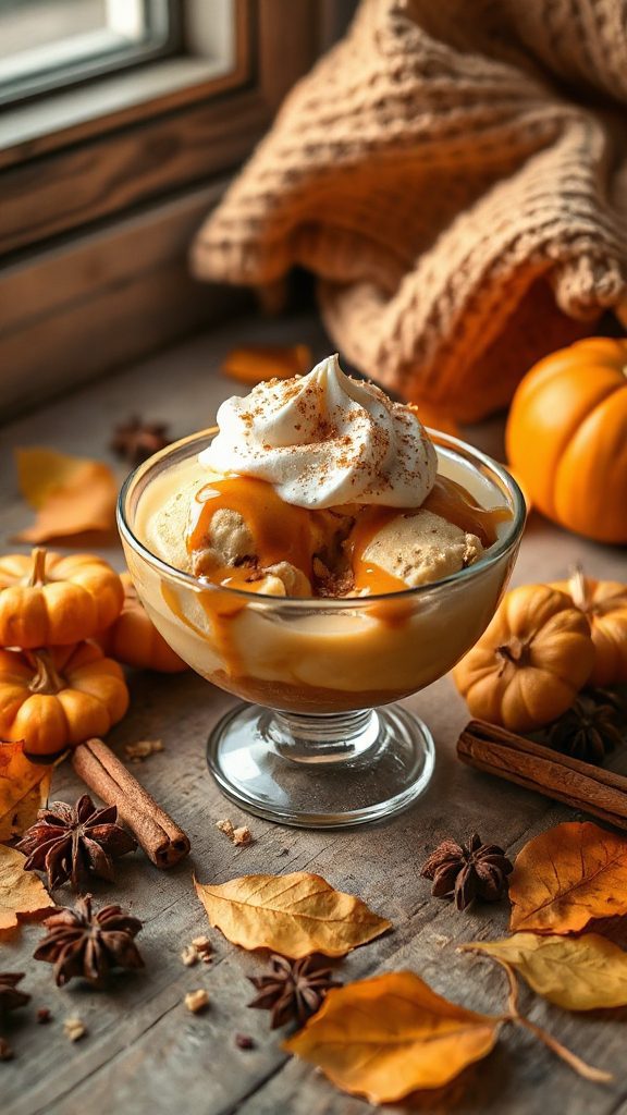 pumpkin chai ice cream delight