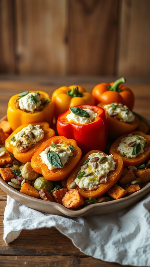 pumpkin cheese bell peppers