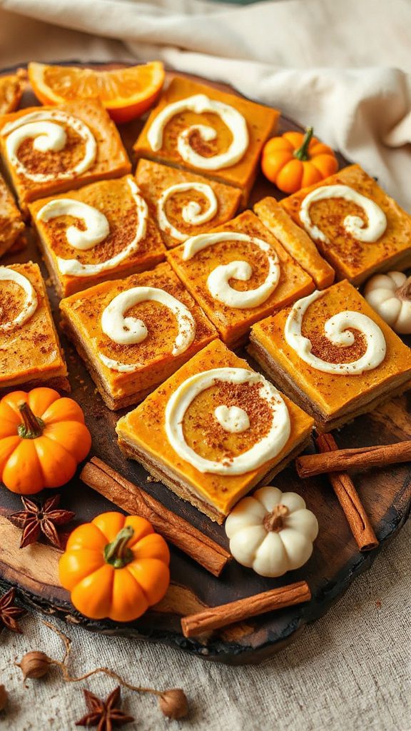 pumpkin cheesecake dessert bars