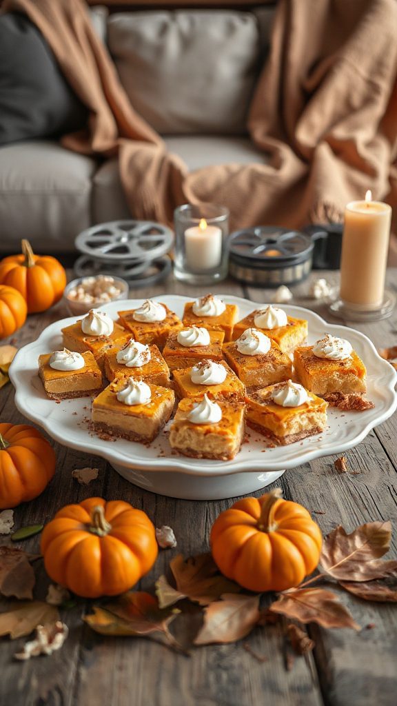 pumpkin cheesecake dessert bites