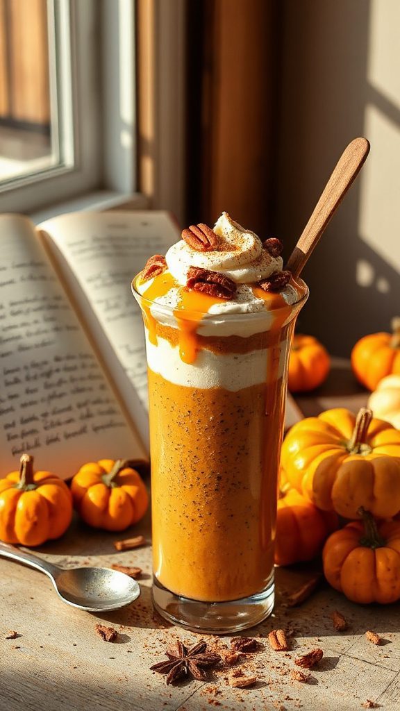 pumpkin chia parfait delight