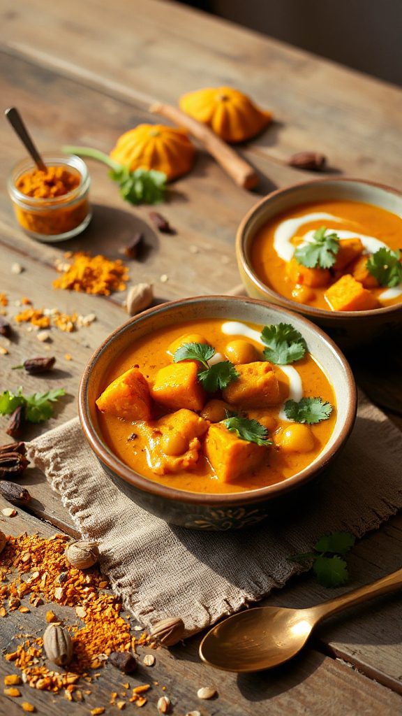 pumpkin chickpea curry stew