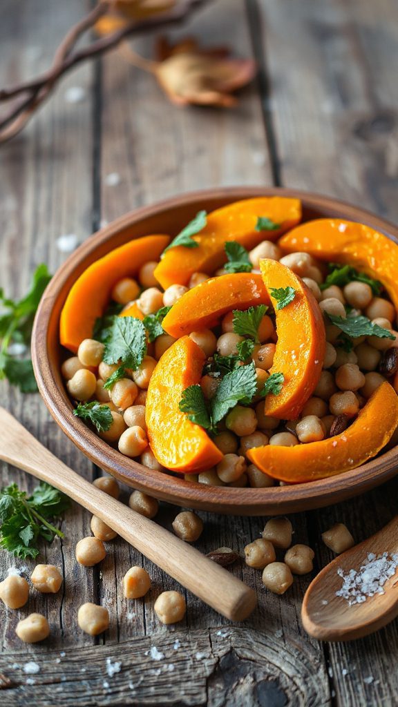 pumpkin chickpea salad recipe