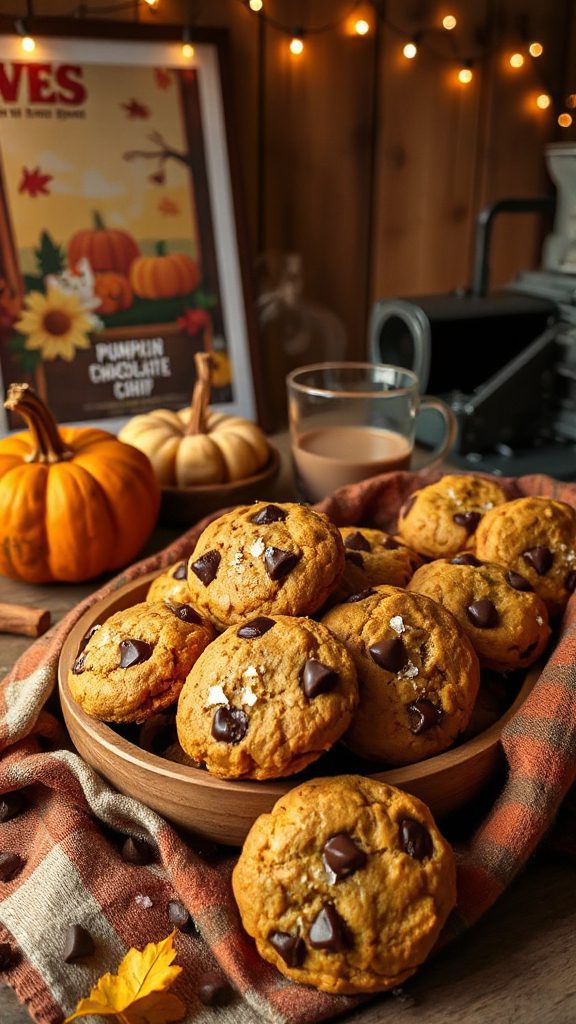 pumpkin chocolate chip cookies