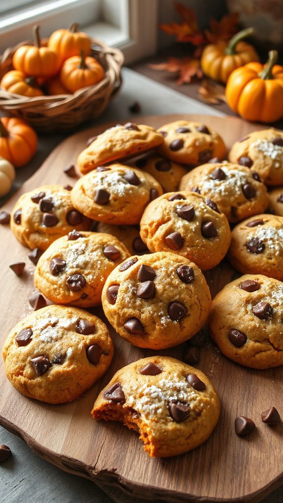 pumpkin chocolate chip cookies
