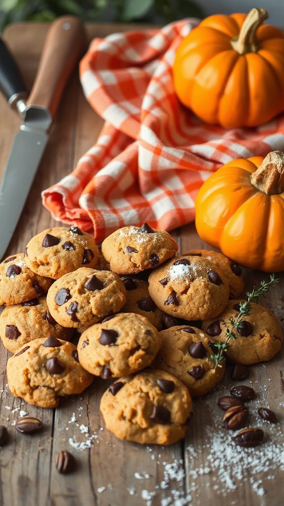 pumpkin chocolate chip cookies