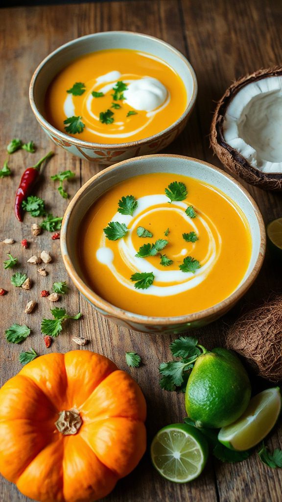 pumpkin coconut soup recipe