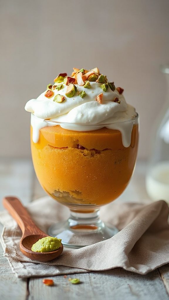 pumpkin coconut yogurt parfait