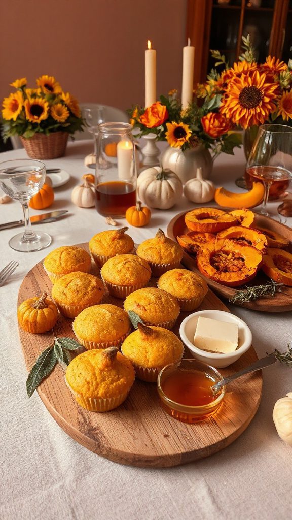 pumpkin cornbread muffin recipe