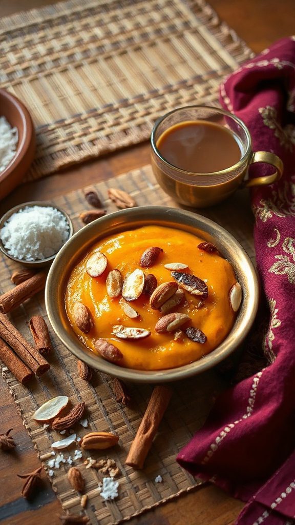 pumpkin dessert with spices