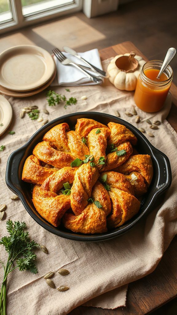 pumpkin fennel sausage casserole