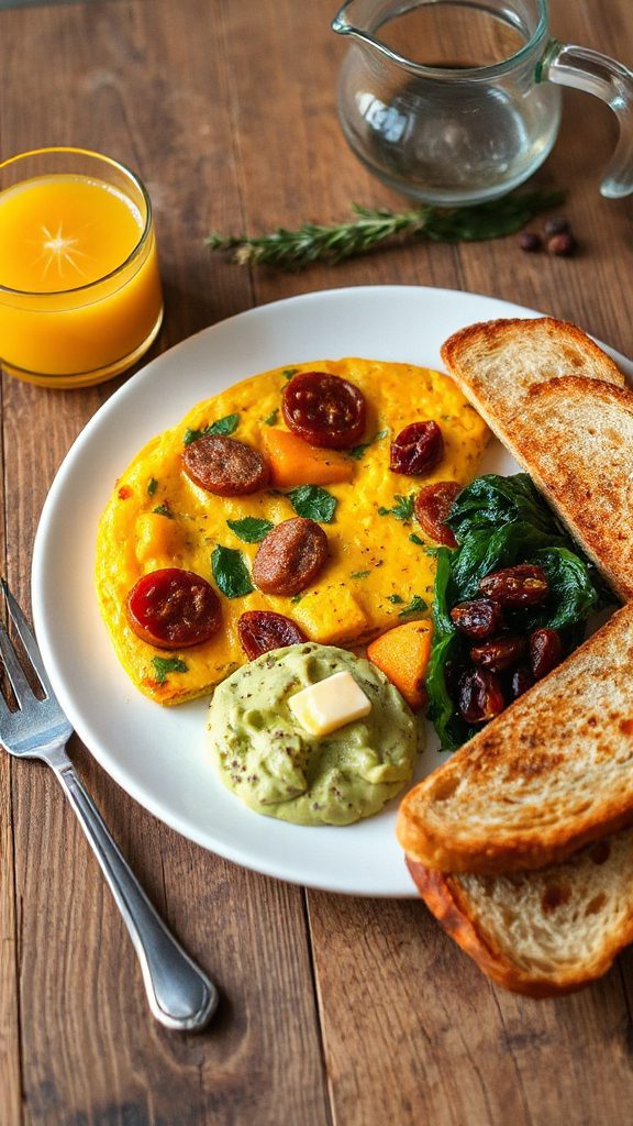pumpkin fennel sausage frittata