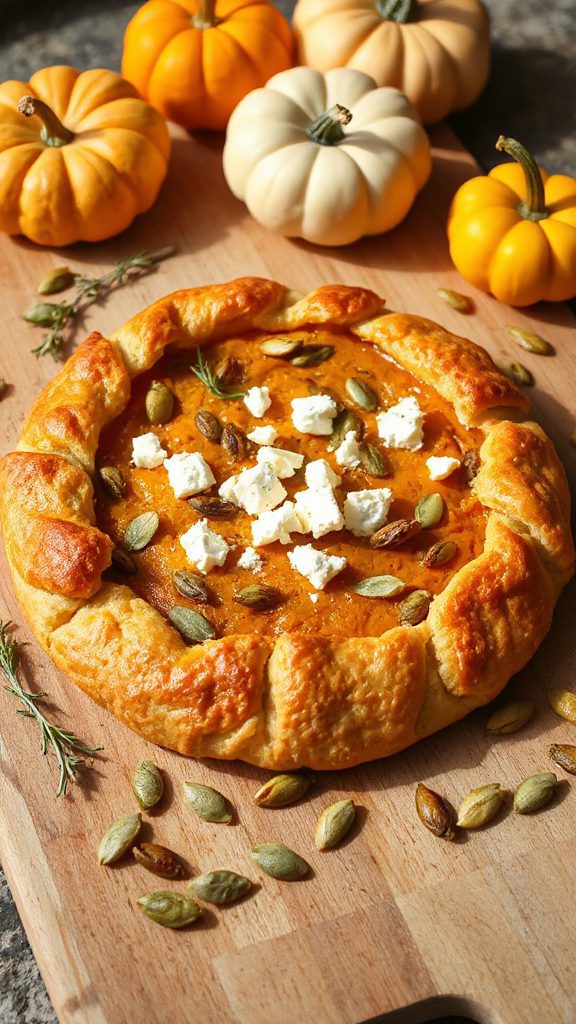 pumpkin feta tart recipe