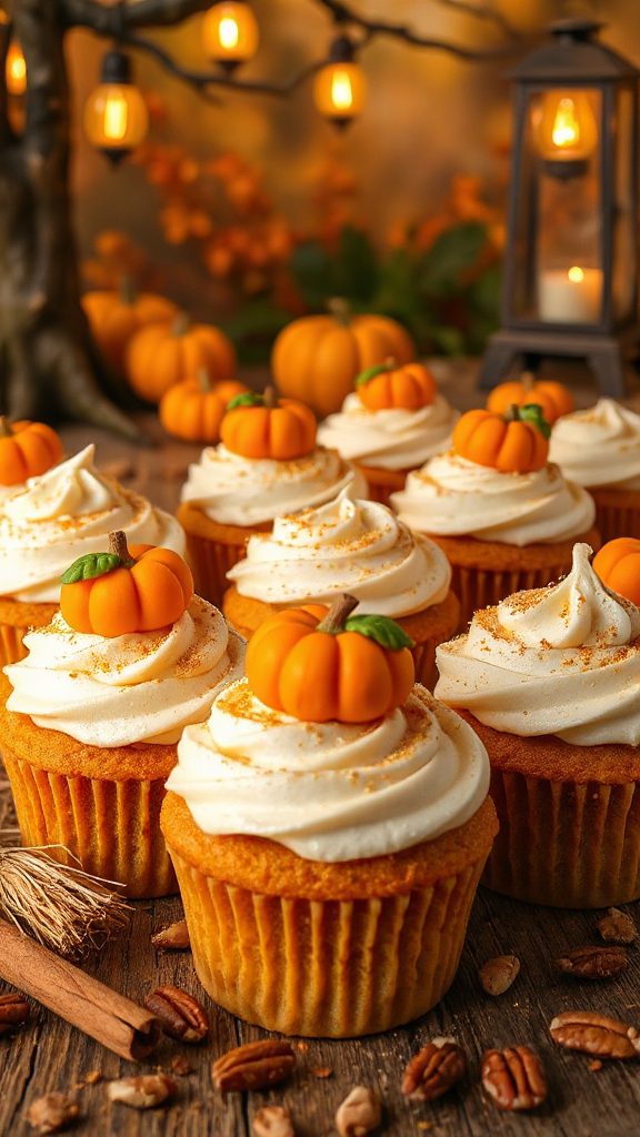 pumpkin flavored dairy free cupcakes