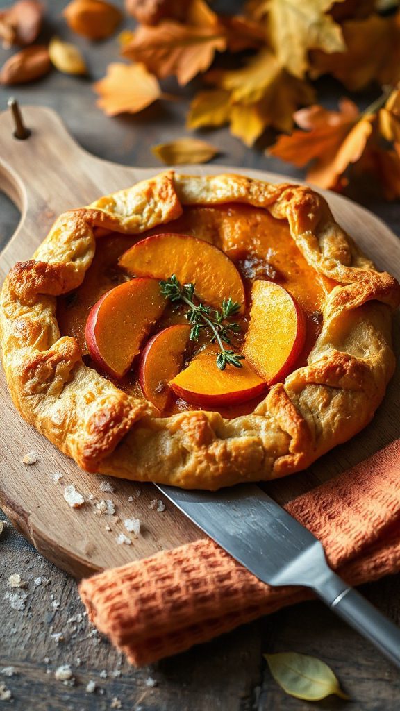 pumpkin galette with cardamom