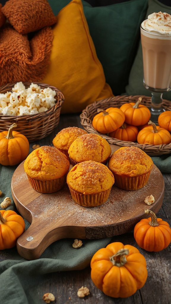pumpkin muffins movie snack