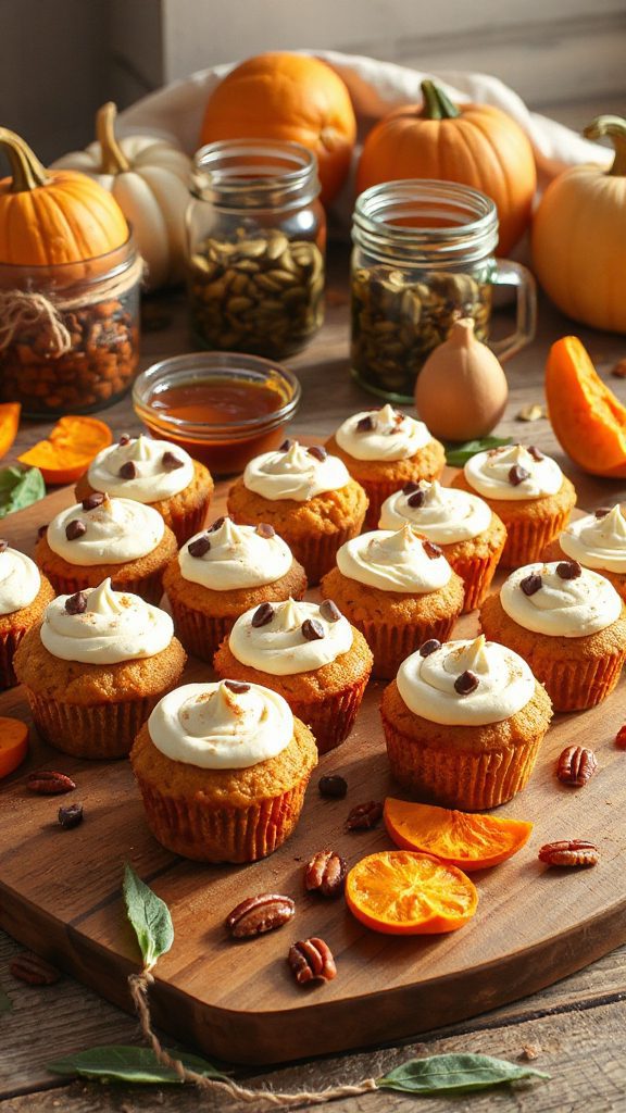 pumpkin muffins with unique ingredients