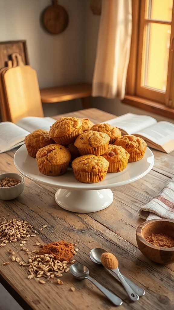 pumpkin oatmeal muffins recipe