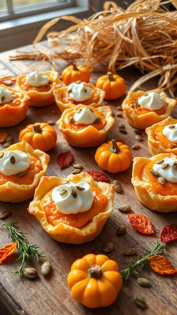 pumpkin pastry halloween treats