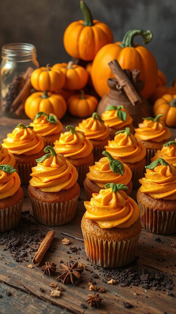 pumpkin patch halloween cupcakes