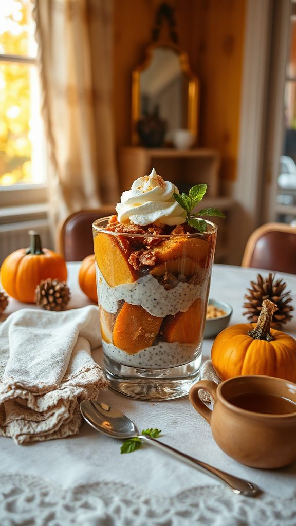 pumpkin pie inspired baked apples