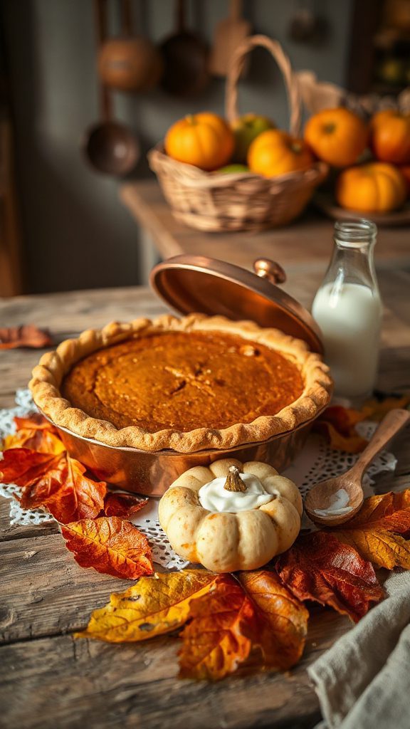 pumpkin pie with coconut twist