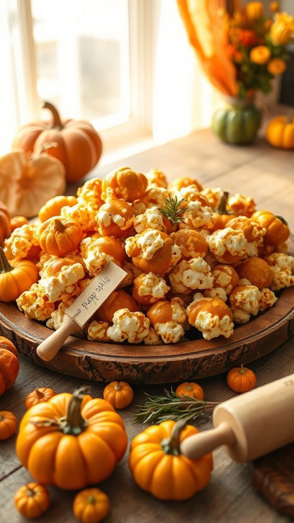 pumpkin popcorn balls recipe