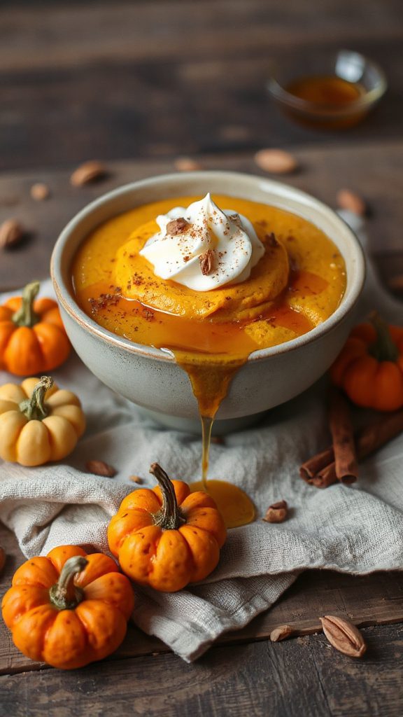 pumpkin pudding with cardamom